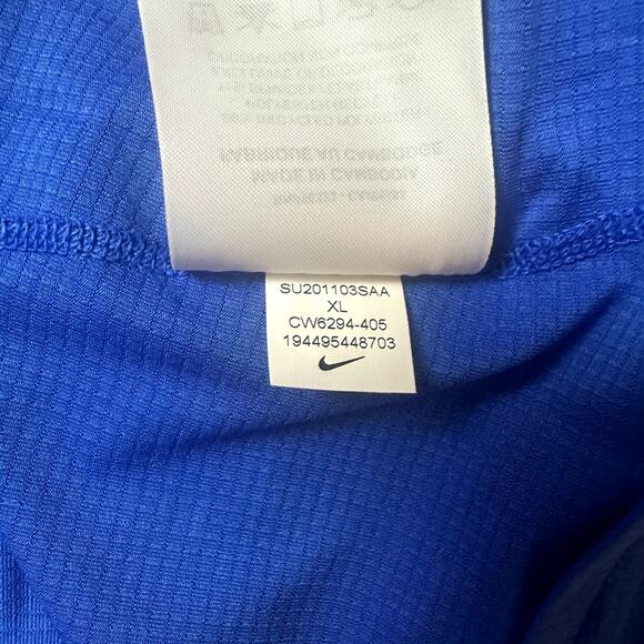 Nike Pro Men's XL NFL ON FIELD Apparel Dri-FIT Blue Football Shirt CW6294-405 - Picture 4 of 4